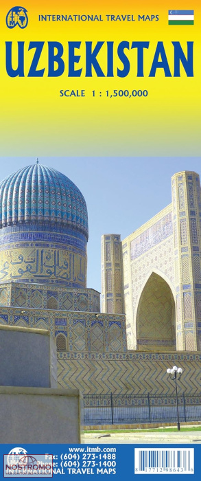 OUZBÉKISTAN | carte touristique ITMB