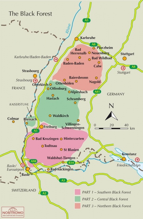 black forest germany map