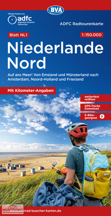 NL1 NETHERLANDS NORTH | BVA BikeMedia cycling map