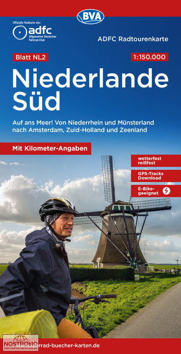 NL2 NETHERLANDS SOUTH | BVA BikeMedia cycling map