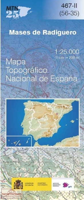 467-2 MASES DE RADIGUERO | carte topographique CNIG