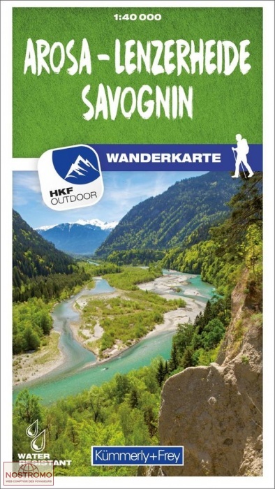 AROSA - LENZERHEIDE - SAVOGNIN - 35 | Kummerly+Frey hiking map