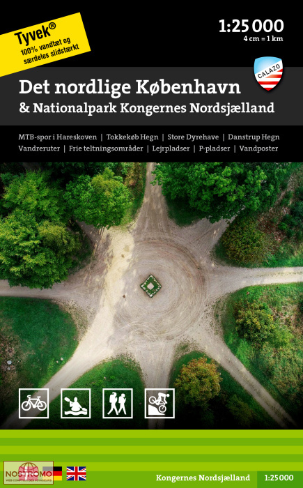 DET NORDLIGE KØBENHAVN | Calazo hiking map