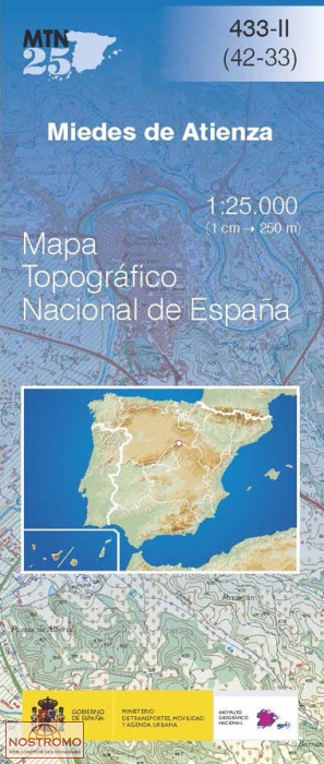 433-2 MIEDES DE ATIENZA | CNIG topographical map