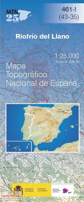 461-1 RIOFRÍO DEL LLANO | CNIG topographical map