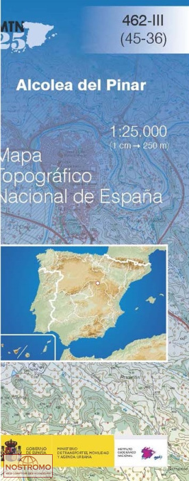 462-3 ALCOLEA DEL PINAR | CNIG topographical map