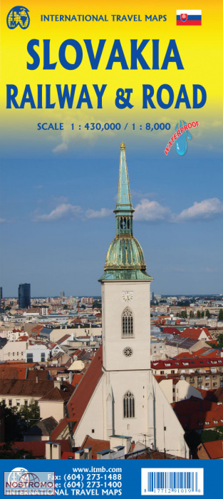 SLOVAQUIE | carte touristique ITMB