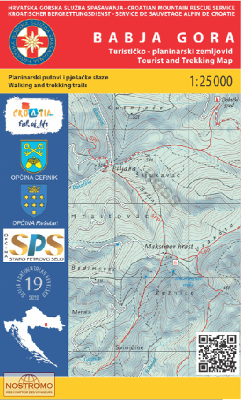 19 BABJA GORA | carte de randonnée HGSS