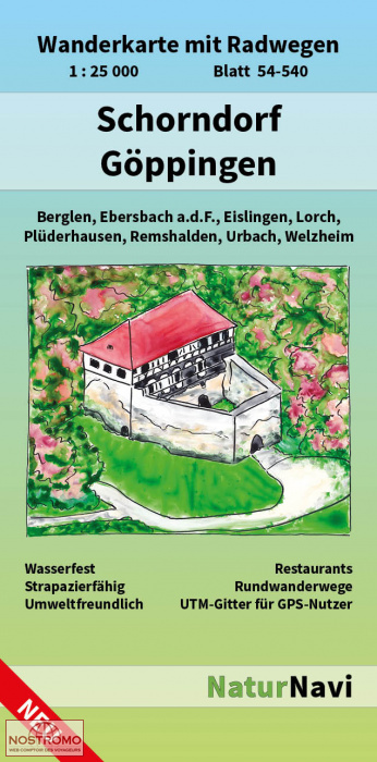 SCHORNDORF - GÖPPINGEN | NaturNavi hiking map