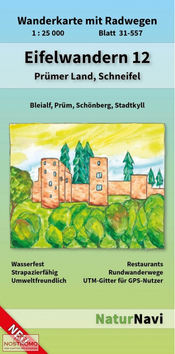 EIFELWANDERN 12 - PRÜMER LAND, SCHNEIFEL | NaturNavi hiking map