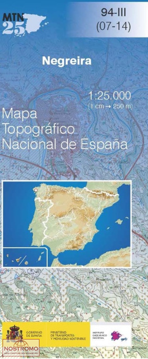 094-3 NEGREIRA | CNIG topographical map
