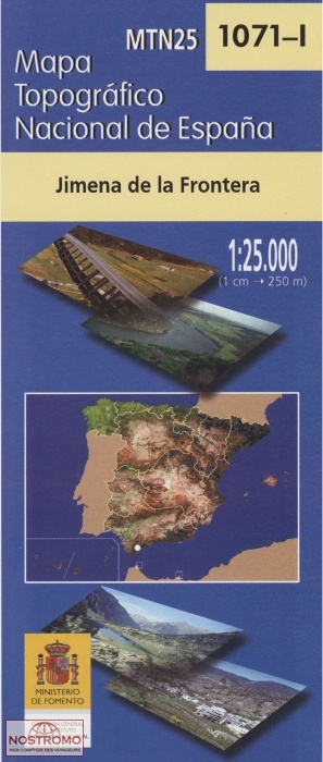 1071-1 JIMENA DE LA FRONTERA | carte topographique CNIG