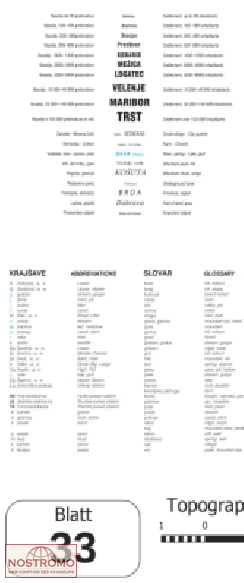 33 LITIJA | carte topographique Projektnord