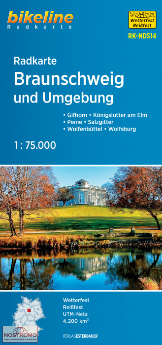 NDS14 BRAUNSCHWEIG UND UMGEBUNG | Esterbauer cycling map