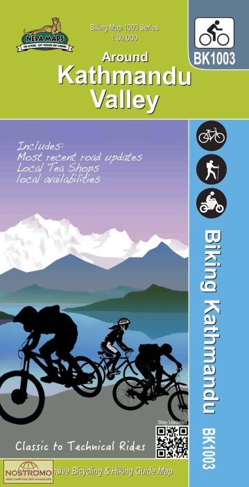 BIKING AROUND KATHMANDU VALLEY | Nepamaps biking map