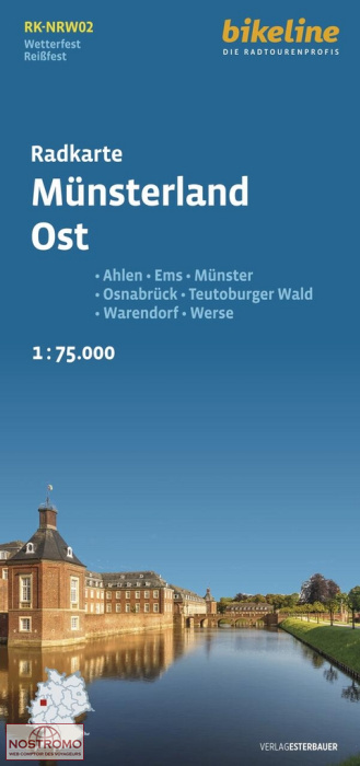 NRW02 MÜNSTERLAND OST | Esterbauer cycling map