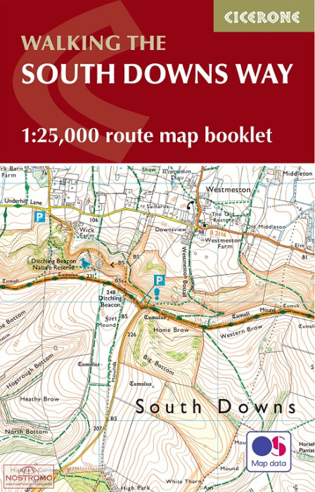 SOUTH DOWNS WAY | Cicerone hiking maps