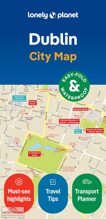 DUBLIN | plan de ville Lonely Planet