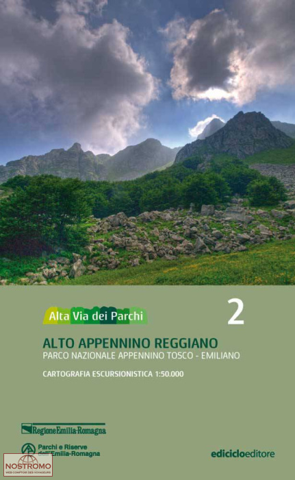 02 ALTO APPENNINO REGGIANO | Ediciclo hiking map