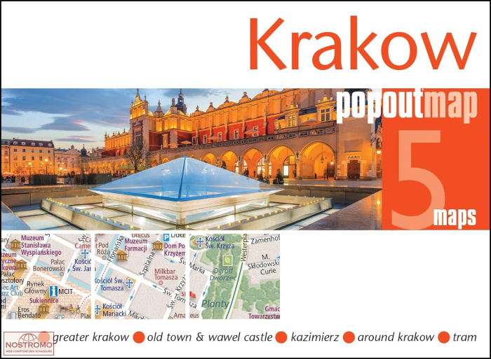 CRACOVIE | plan de ville PopOut