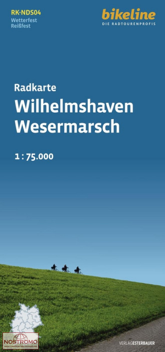 NDS04 WILHELMSHAVEN - WESERMARSCH | carte de cyclotourisme Esterbauer