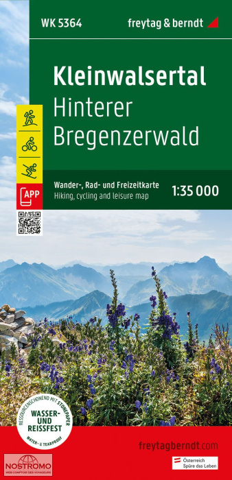 WK5364 KLEINWALSERTAL | Freytag & Berndt hiking map