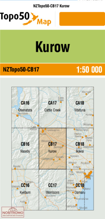 CB17 KUROW | carte topographique LINZ