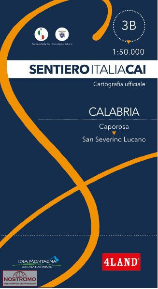 3B CALABRIA | 4Land hiking map