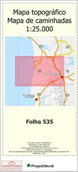 535 PORTO COVO (SINES) | Projektnord topographic map