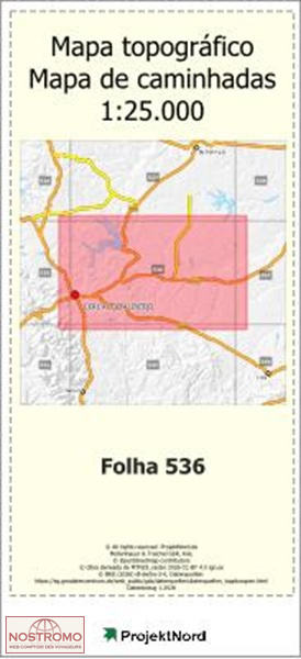 536 CERCAL DO ALENTEJO | Projektnord topographic map