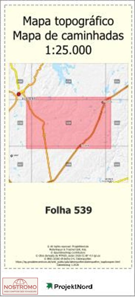 539 ALBERNOA (BEJA) | Projektnord topographic map