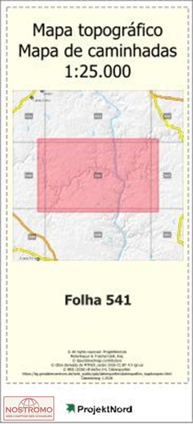 541 MOSTEIRO | Projektnord topographic map