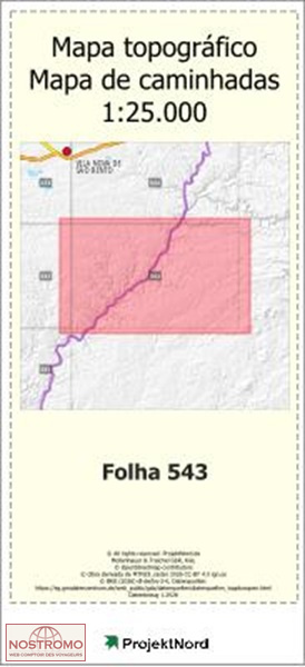 543 CRESPO (SERPA) | Projektnord topographic map