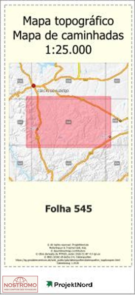 545 SAO LUIS (ODEMIRA) | Projektnord topographic map