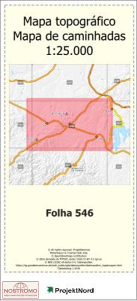 546 GARVAO (OURIQUE) | Projektnord topographic map