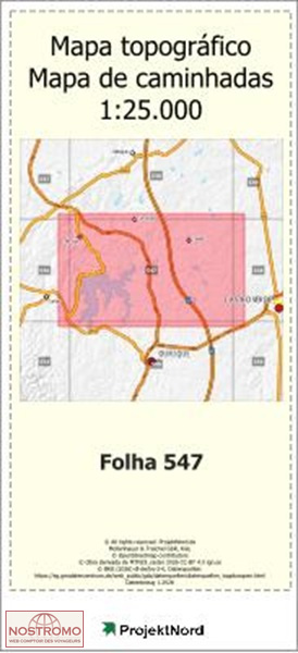 547 PANOIAS (OURIQUE) | Projektnord topographic map