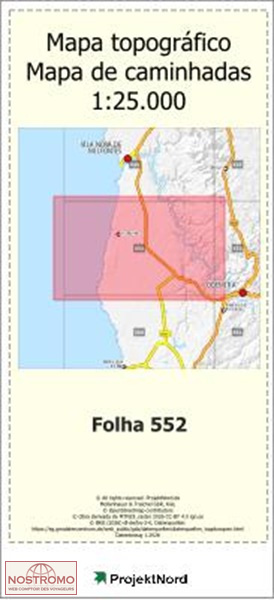 552 LONGUEIRA-ALMOGRAVE | Projektnord topographic map