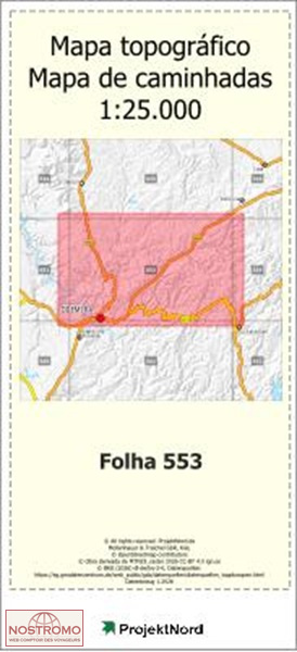 553 ODEMIRA | Projektnord topographic map