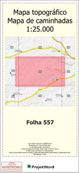557 SAO JOAO DE CALDEIREIROS | Projektnord topographic map