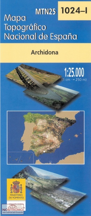 1024-1 ARCHIDONA | carte topographique CNIG
