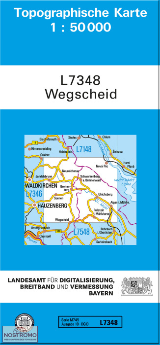 L7348 WEGSCHEID | carte topographique LDBV