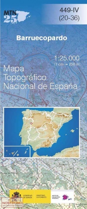 449-4 BARRUECOPARDO | carte topographique CNIG