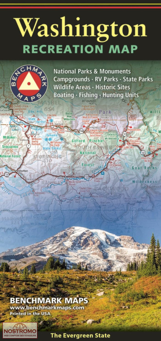 WASHINGTON | carte touristique Benchmark