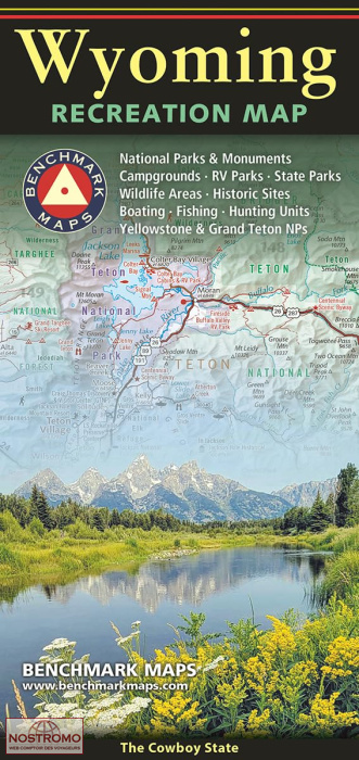 WYOMING | Benchmark travel map