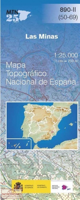 890-2 LAS MINAS | CNIG topographical map