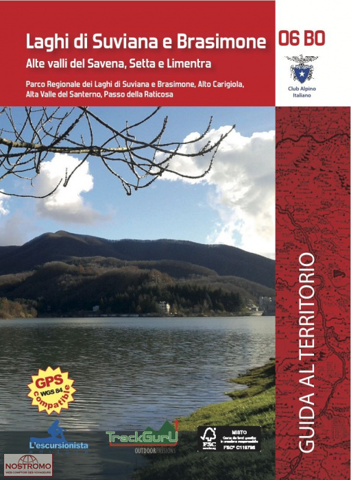 06BO LAGHI DI SUVIANA E BRASIMONE | l'Escursionista/Track Guru hiking map