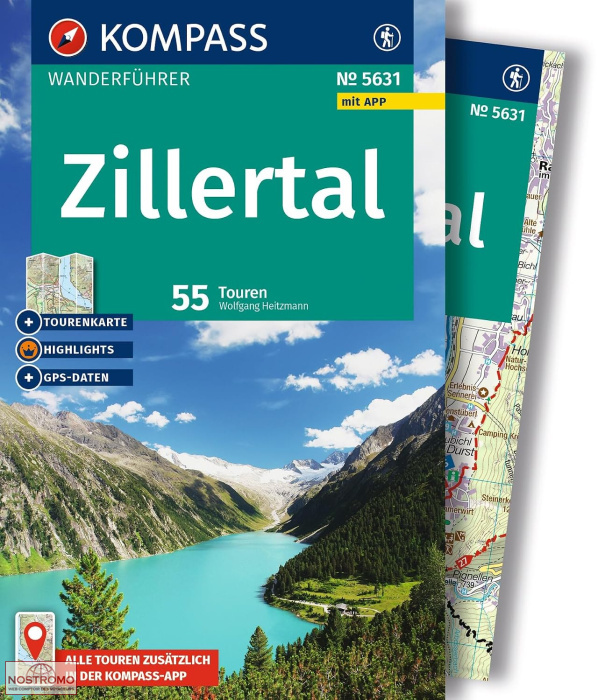 ZILLERTAL | guide de randonnée Kompass