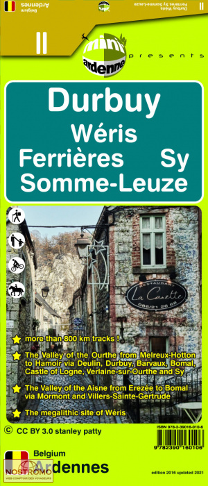 11 DURBUY - WÉRIS | carte de randonnée Mini-Ardenne