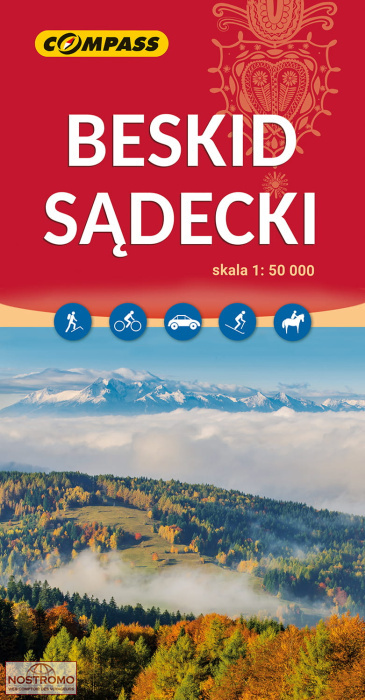 BESKID SADECKI | carte de randonnée Compass