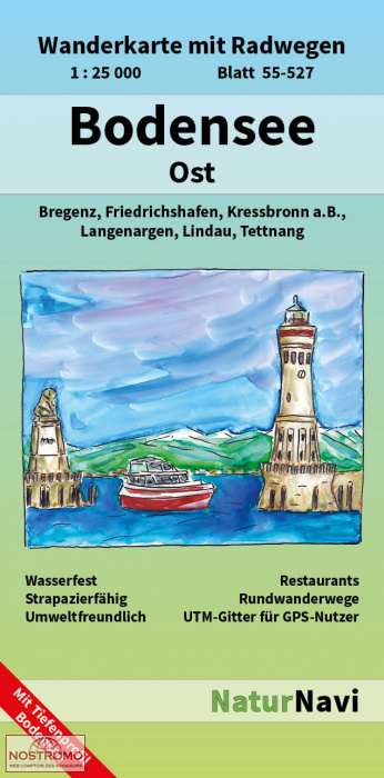BODENSEE OST | NaturNavi hiking map